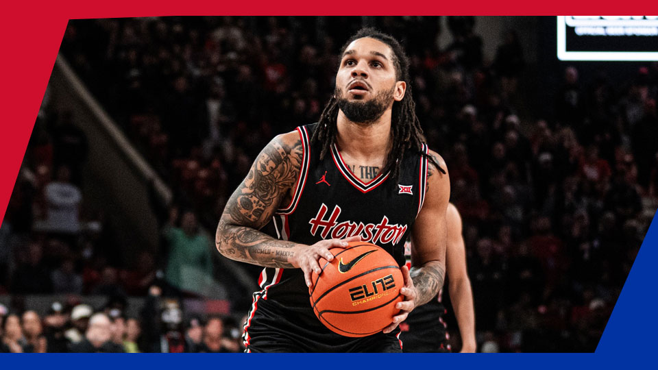 NCAA Basketball / Kansas Jayhawks - Houston Cougars