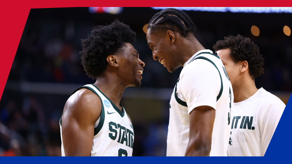 NCAA Basketball / Michigan State Spartans - UConn Huskies / Sweet 16