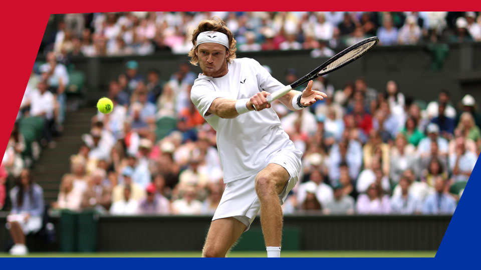 ATP 500 / Doha / Jesper de Jong - Andrey Rublev