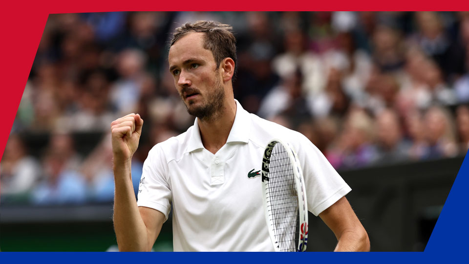 Wimbledon / Kort 1 / Antonia Ruzic - Emma Raducanu / Marin Cilic - Daniil Medvedev / Magda Linette - Mirra Andreeva