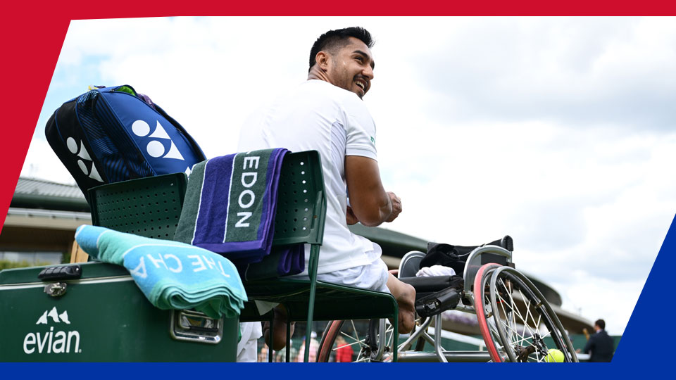 Wimbledon / Kort 17 / Dört Tekerlikli Sandalye Çiftler / Guy Sasson & Niels Vink - Ahmet Kaplan & G. Enrique Lazarte / Yarı Final