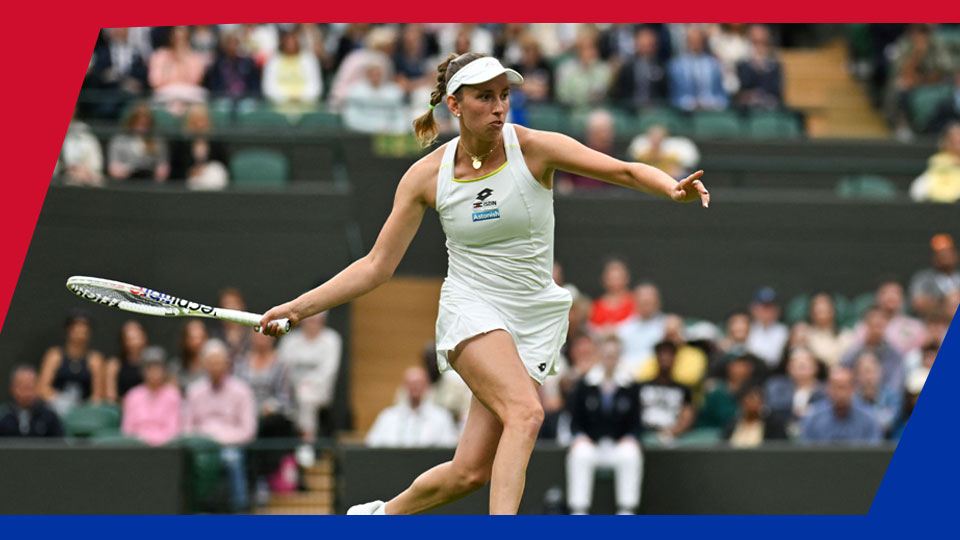 Wimbledon / Kort 2 / Ashlyn Krueger - Marta Kostyuk / Marie Bouzkova - Elise Mertens